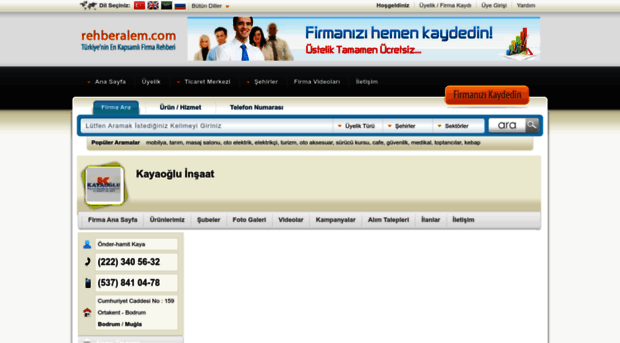 kayaoglu_insaat.rehberalem.com