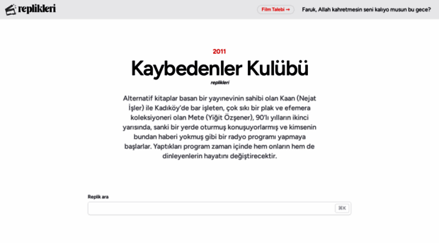 kaybedenlerkulubu.replikleri.com.tr