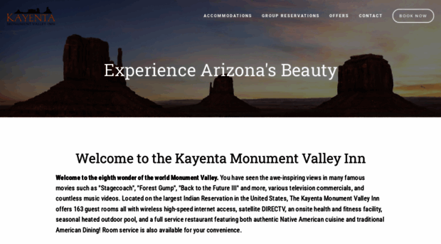 kayentamonumentvalleyinn.com