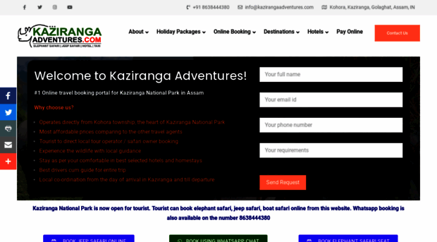 kazirangaadventures.com