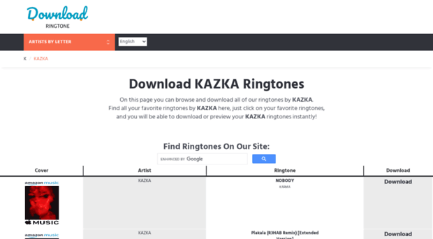 kazka.download-ringtone.com