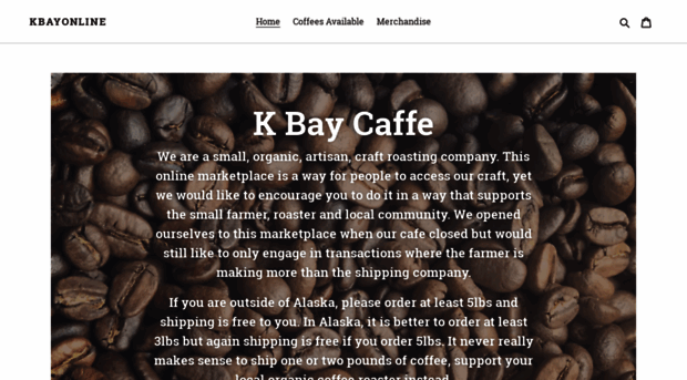 kbaycoffee.com