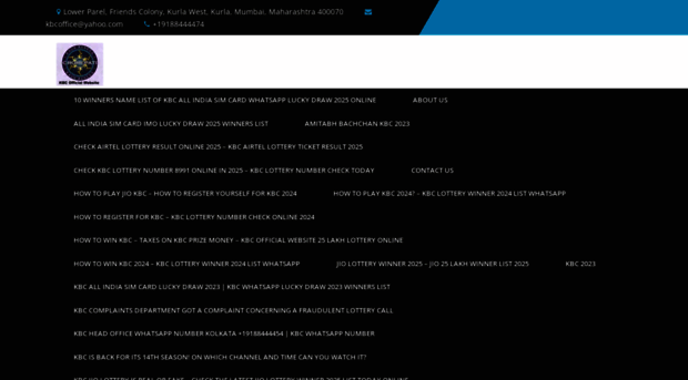 kbclotterywinnerlist.com