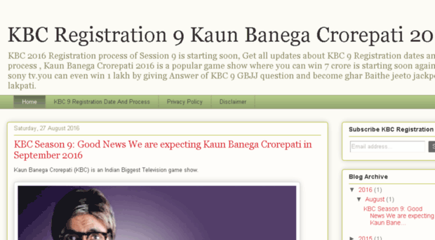 kbcregistration.com