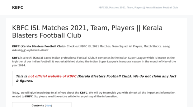 kbfc.co.in