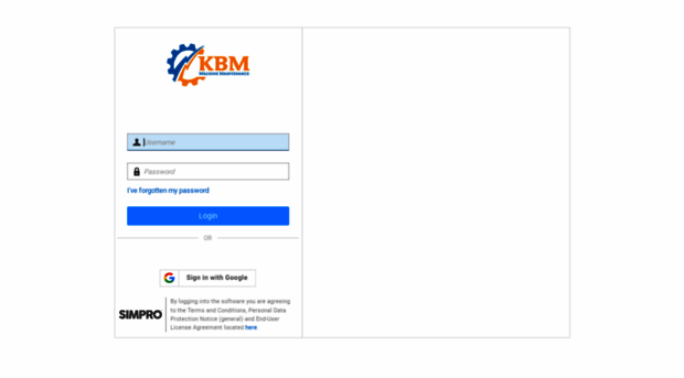 kbm.simprosuite.com