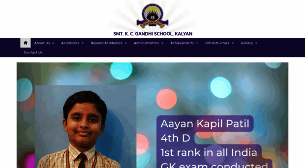 kcgandhischoolkalyan.com