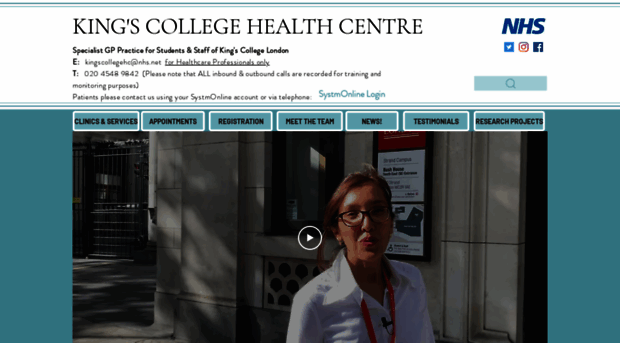 kclnhshealthcentre.com