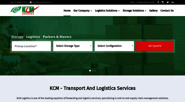 kcmlogistics.in