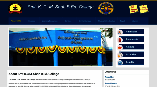 kcmshahbedcollege.com