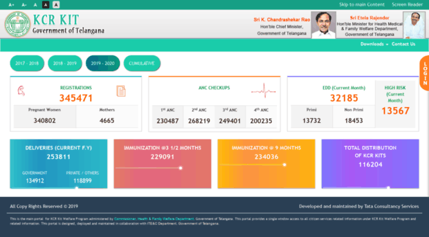 kcrkit.telangana.gov.in