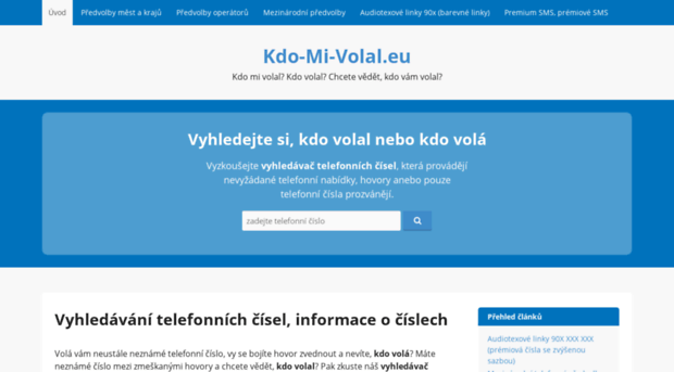 kdo-mi-volal.eu