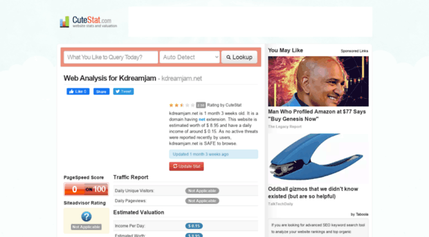 kdreamjam.net.cutestat.com