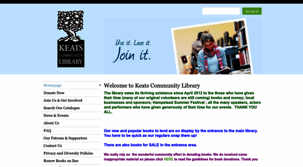 keatscommunitylibrary.org.uk