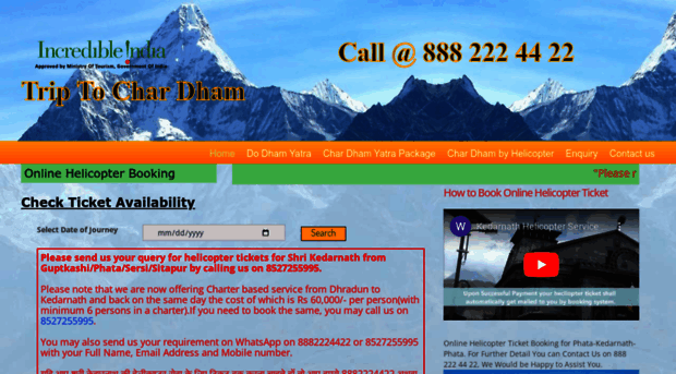 kedarnath-helicopter-booking.triptochardham.com