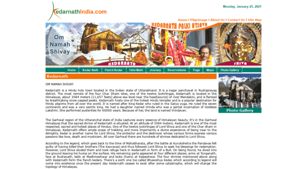 kedarnathindia.com