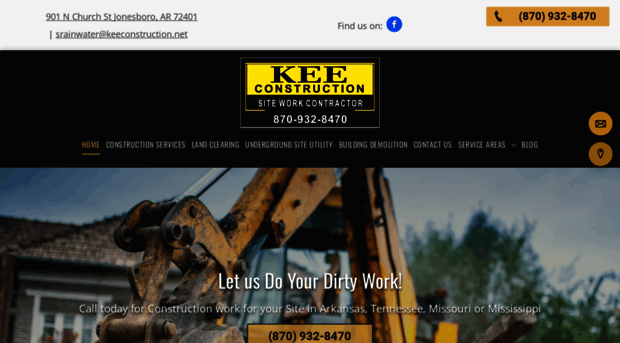 keeexcavation.com