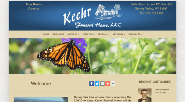 keehrfuneralhome.com