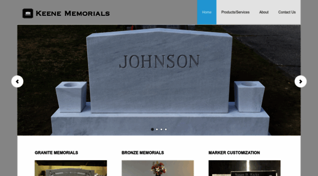 keenememorials.com