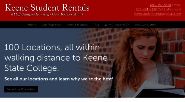 keenestudentrentals.com