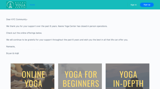 keeneyogacenter.com