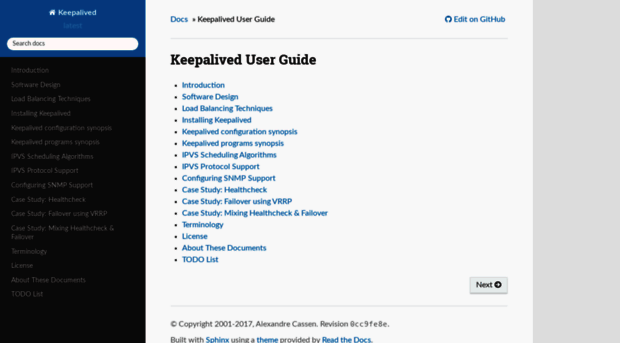 keepalived.readthedocs.io