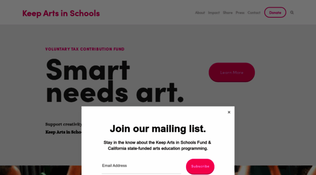 keepartsinschoolsfund.org