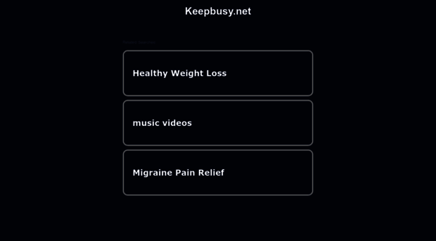 keepbusy.net