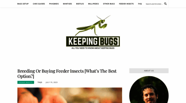 keepingbugs.com