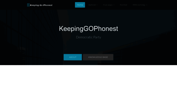 keepinggophonest.com