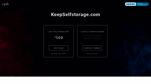keepselfstorage.com