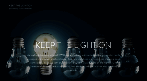 keepthelighton.co.za