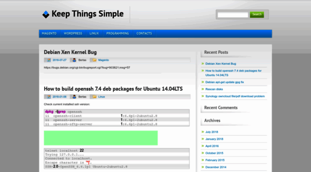 keepthingssimple.net