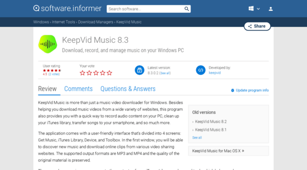 keepvid-music.software.informer.com