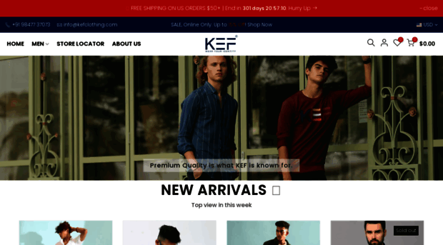 kefclothing.com