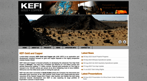 kefi-goldandcopper.com