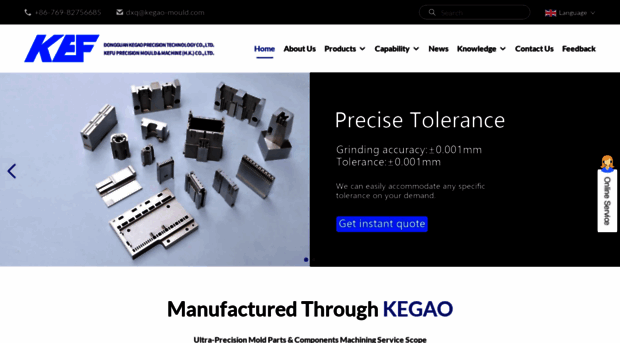 kegao-precision.com
