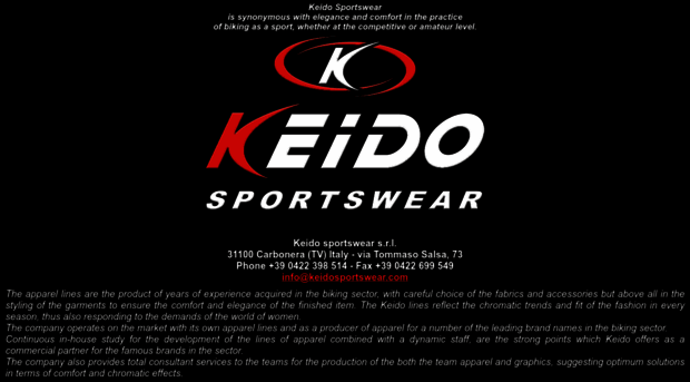 keidosportswear.com