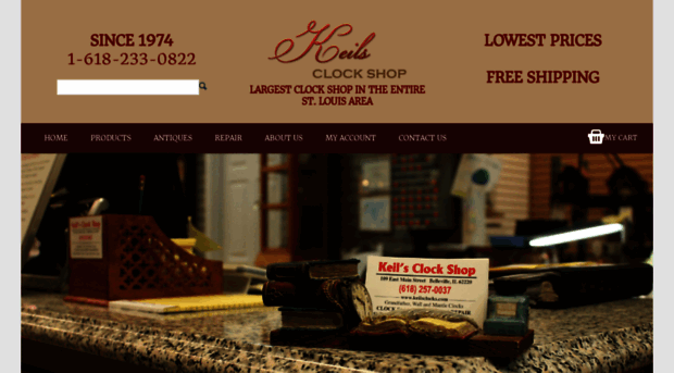 keilsclockshop.com