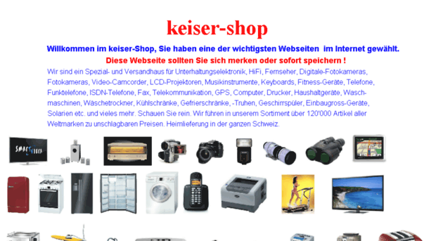 keiser-shop.ch