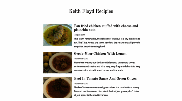 keithfloydrecipes.com