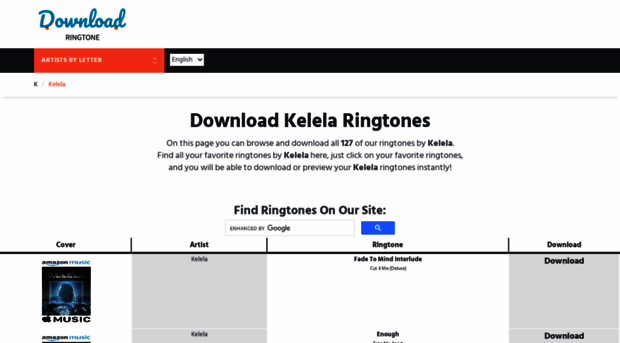 kelela.download-ringtone.com