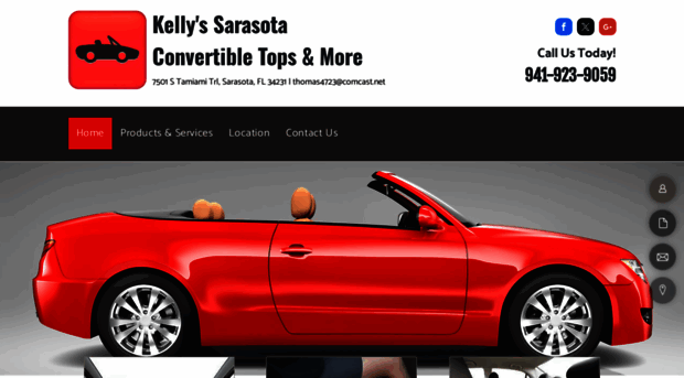 kellyssarasotaconvertibletops.com