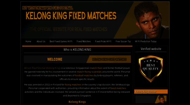 kelongkingfixedmatches.com