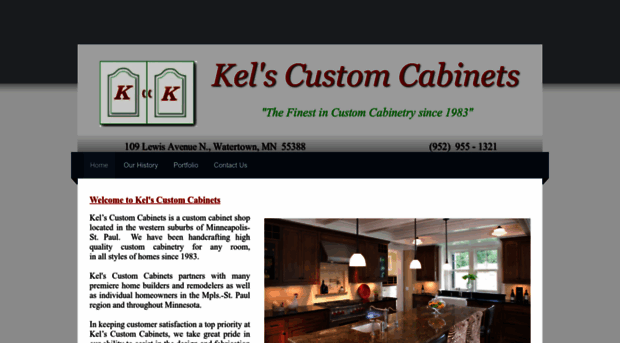 kelscustomcabinets.com