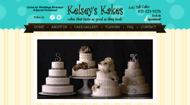 kelseyskakes.com