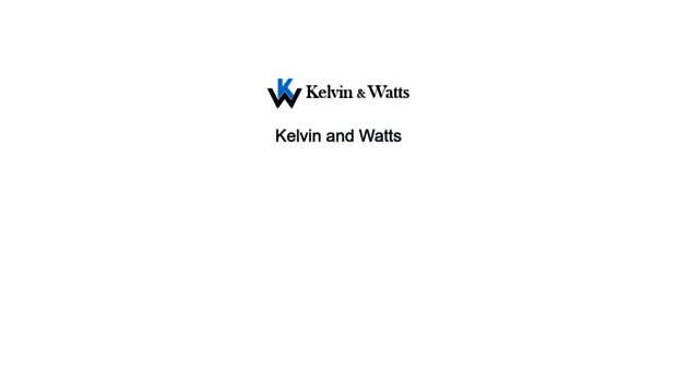 kelvinandwatts.com