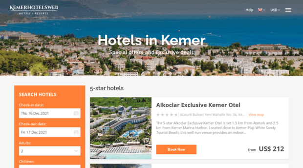 kemerhotelsweb.com