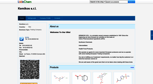 kemikos.lookchem.com