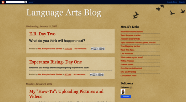 kemptonlanguagearts.blogspot.com